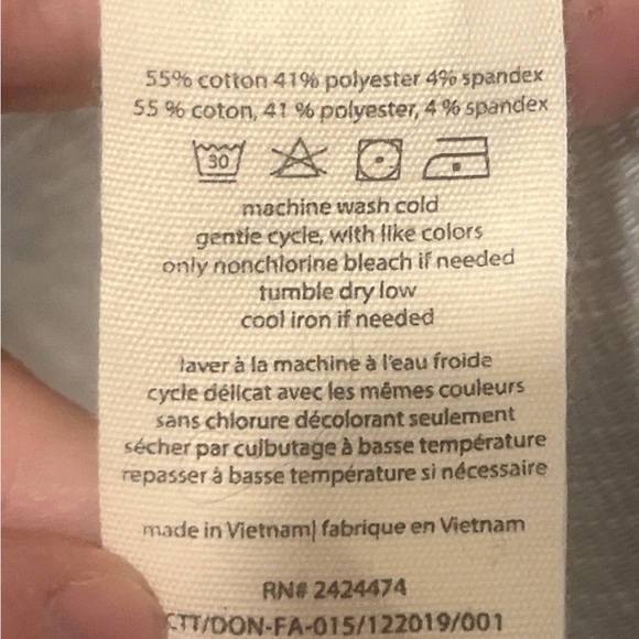 Donni open front kimono cardigan one size tan gray cotton lightweight NWT - Picture 5 of 9